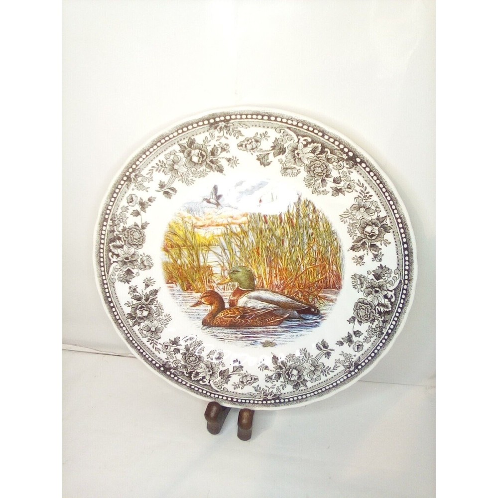 Queen's Quintessential Gane Mallard Duck Dinner plate mint/Look unused Enngland